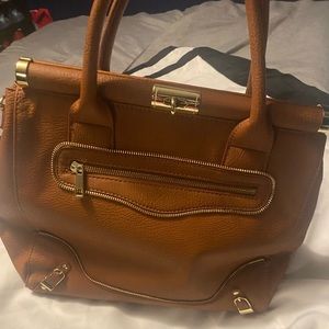 Olivia + Joy Purse Tan Brown Color w/Gold Accents